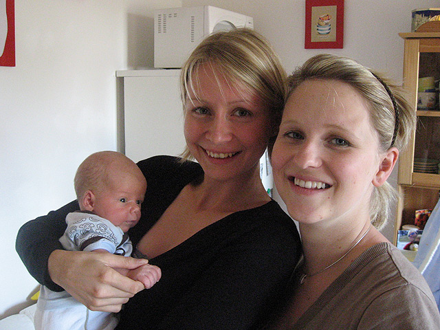 Karin und Alli mit Jacob