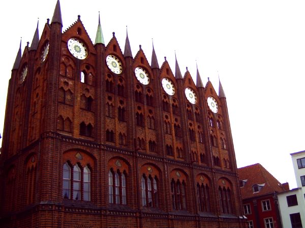 das Rathaus von Stralsund