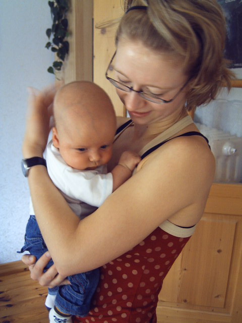 Jacob mit Tante Claudi